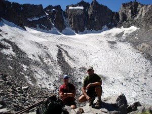 Doug and Anthony at Glacier