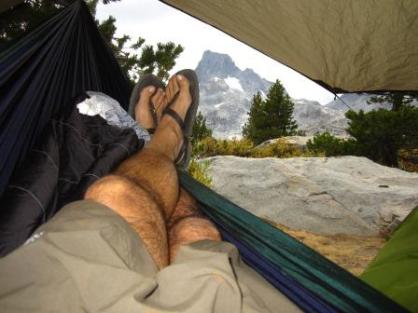 Relaxing in the Hammock